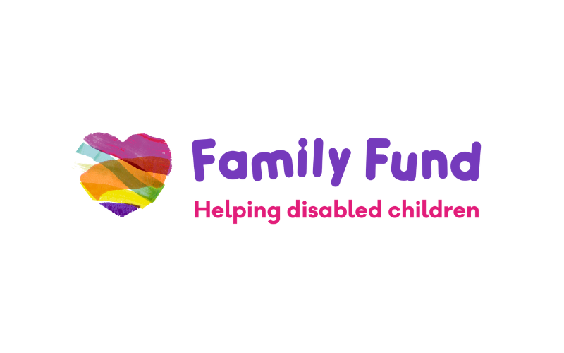 The Family Fund heart logo with the text 'Family Fund. Helping disabled children.'